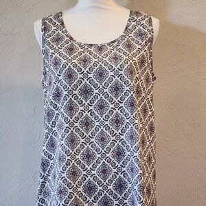 Pink Owl Sleeveless Blouse